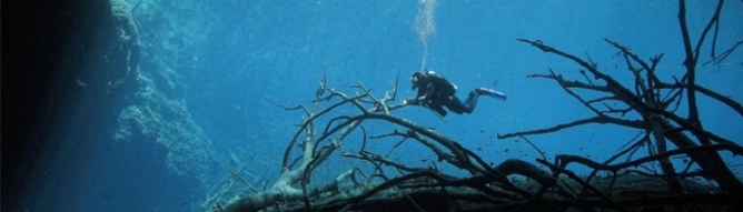 diving CENOTE - unterirdischen Wasserläufe, die Cenoten